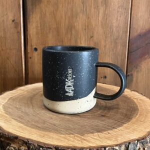 Speckled like stars seen across a dark night sky, with the text “ADKation” engraved vertically near the handle, this Starry Night Mug makes an easy to connection to ADK vacation experiences, and is part of ADKation Life’s Cottage Classic collection.
